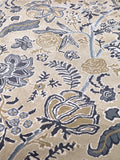 Sanderson Shalimar floral blue wool rich rug 200x140cm - British product
