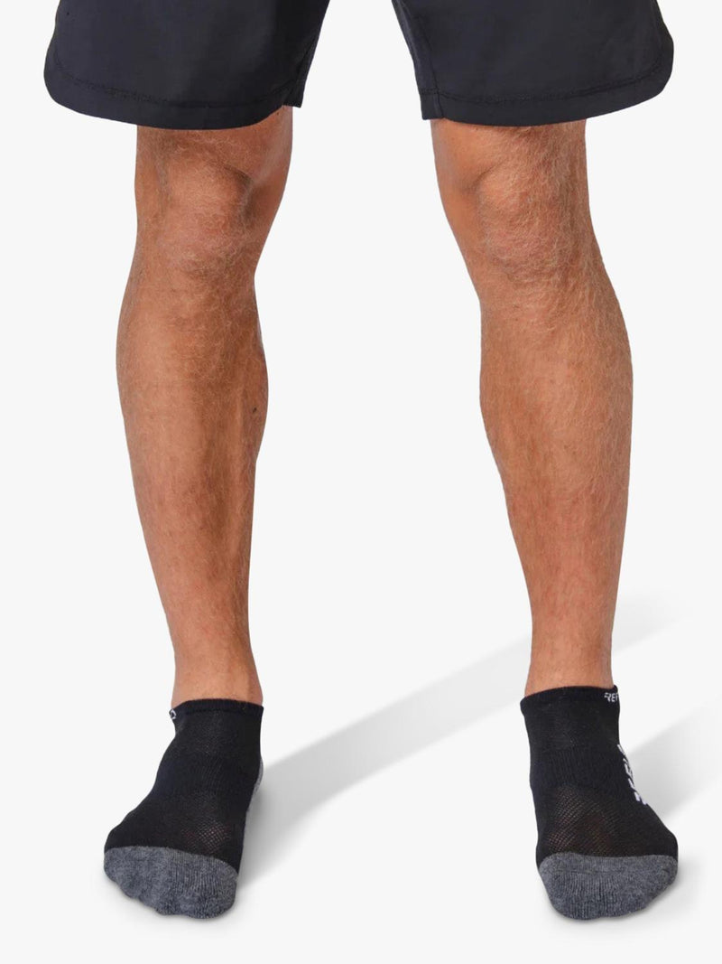 REFLO Lugano crew socks black grey (British brand)