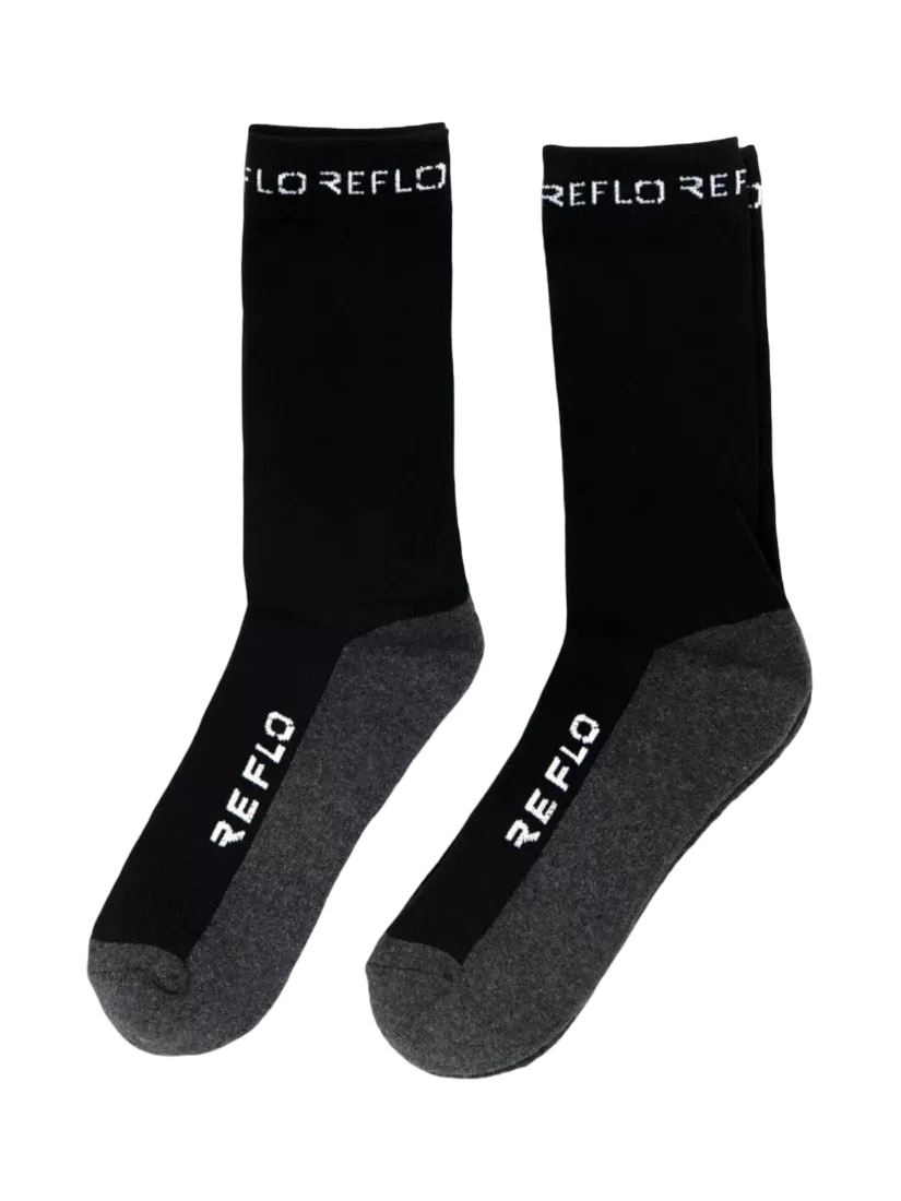 REFLO Lanao crew socks made from recycled polyester, imported from the UK