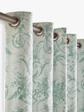 Laura Ashley Tuileries curtains dark sage pair, imported from the UK