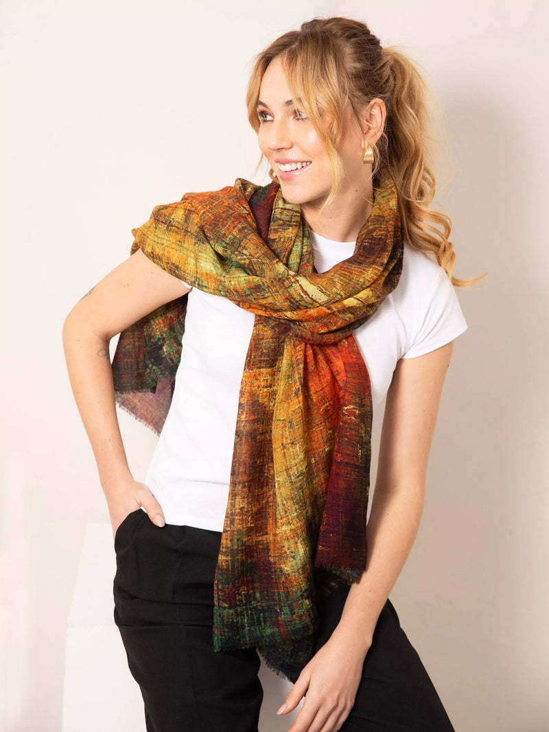 Alie Street Celestine wool silk scarf, UK version