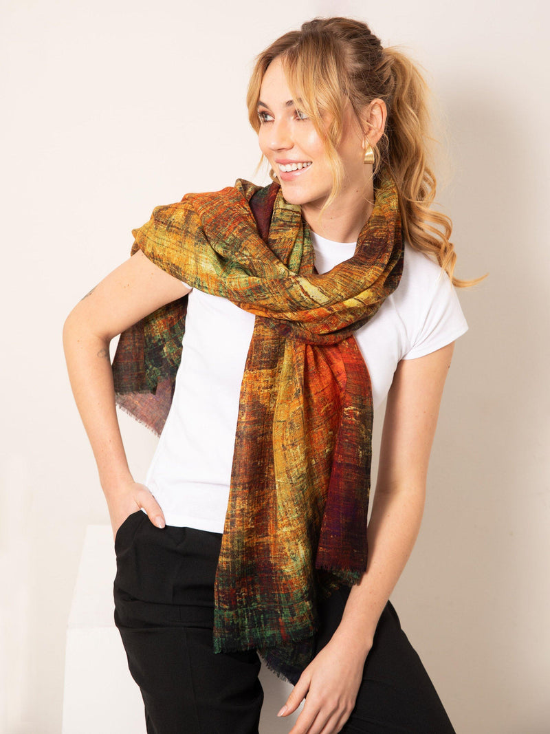 Alie Street Celestine wool silk scarf, UK version