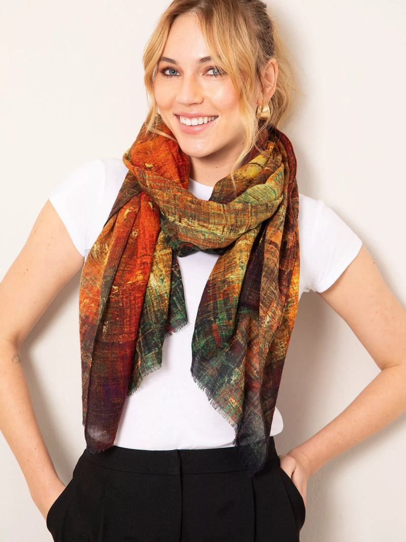 Alie Street Celestine wool silk scarf, UK version