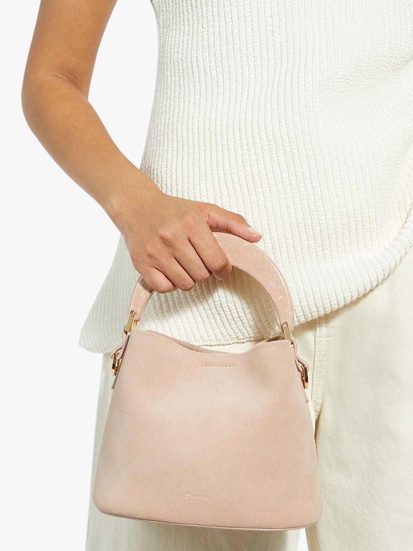 Dune London Dharla recycled leather grab bag, UK version