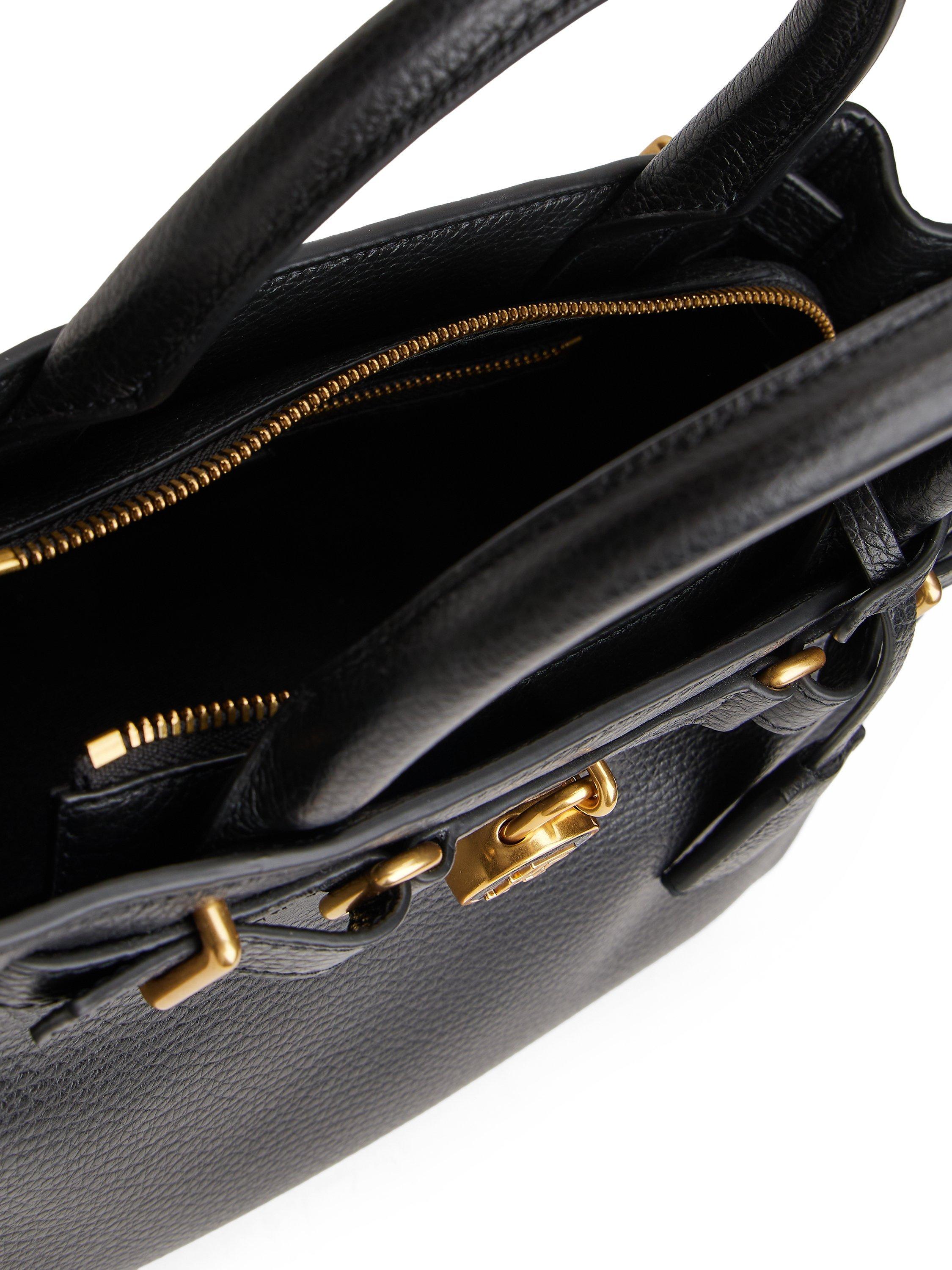 Tommy Hilfiger black leather crossbody bag - British product