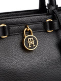 Tommy Hilfiger black leather crossbody bag - British product