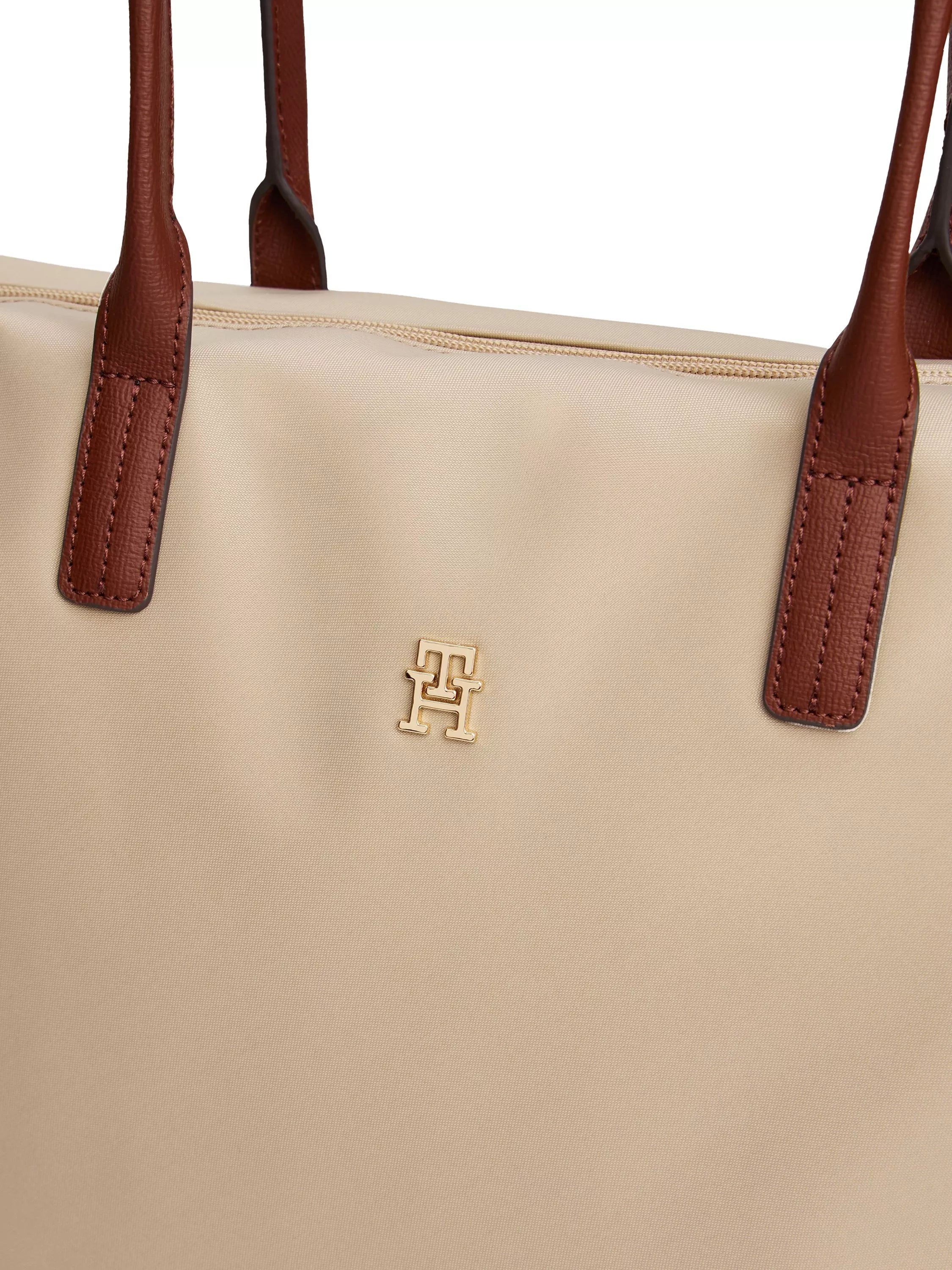 Tommy Hilfiger Popette tote bag in sandalwood - British product