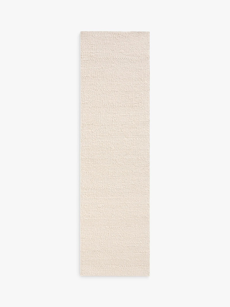John Lewis white boucle rug 180x120cm, UK version