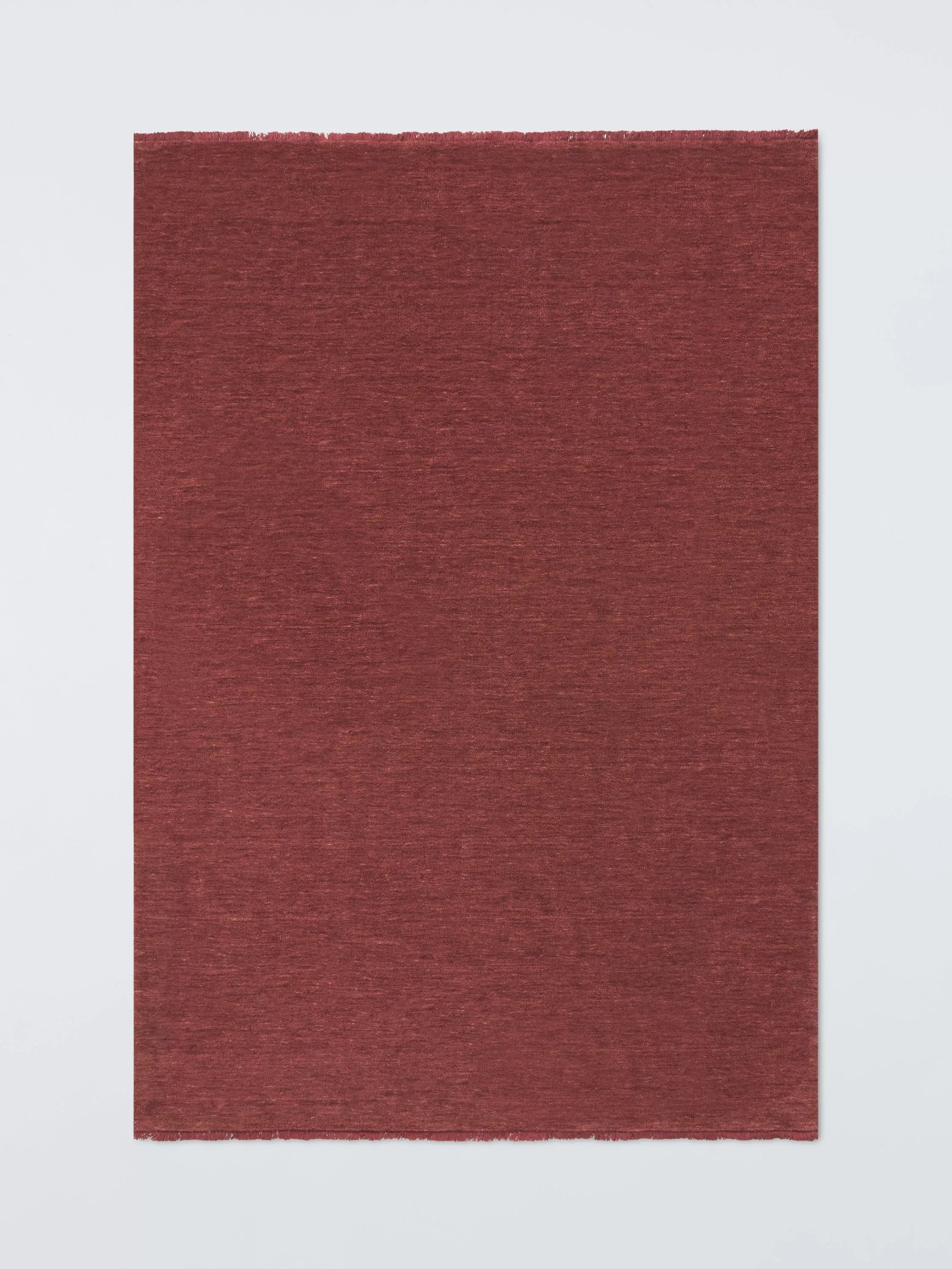 John Lewis Plain New Zealand Wool Rich Hand Woven Rug 80x140cm