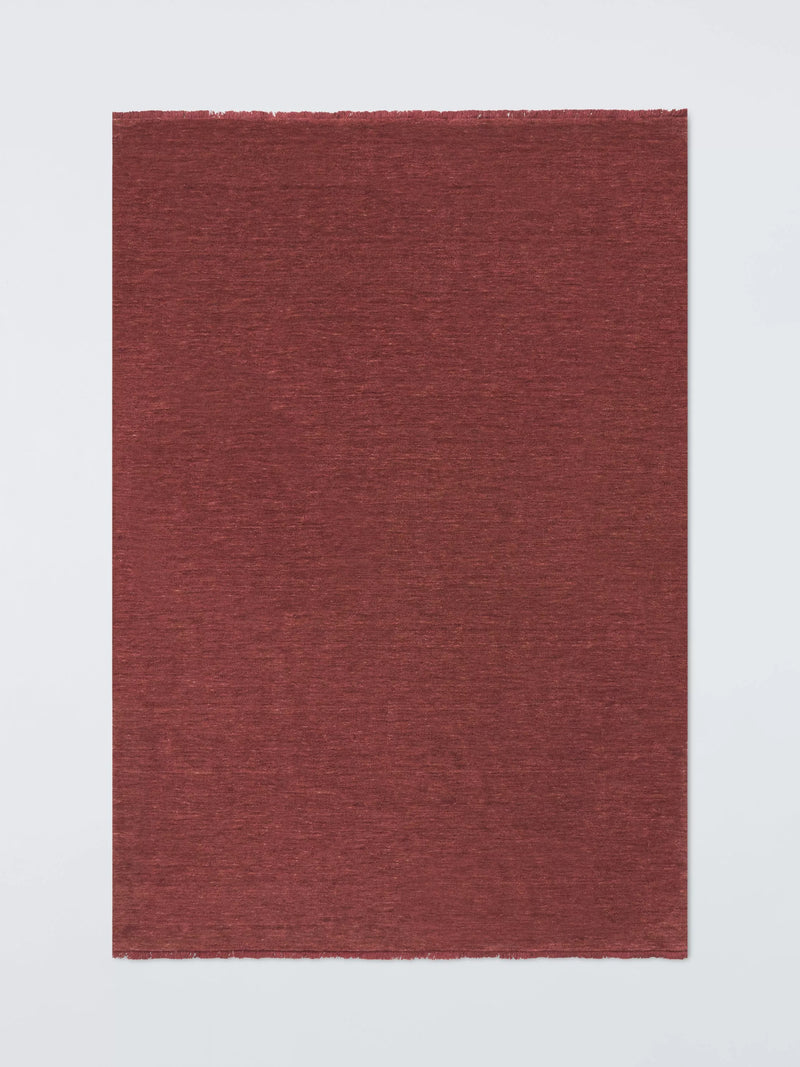 John Lewis Plain New Zealand Wool Rich Hand Woven Rug 80x140cm