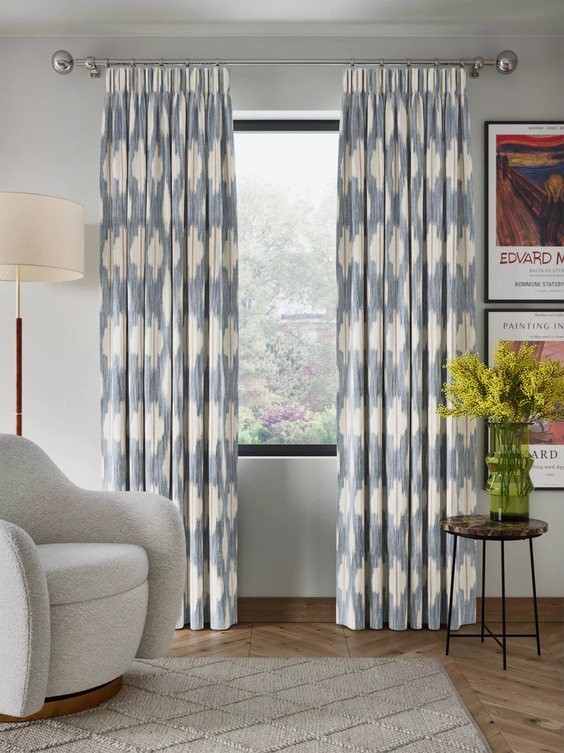 John Lewis Alta Weave Pair Lined Pencil Pleat Curtains 167x137cm