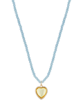 Stych colourful acrylic heart pendant necklace for kids, UK version