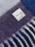 Calvin Klein wool blend scarf Purple Opulence, UK version