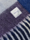 Calvin Klein wool blend scarf Purple Opulence, UK version
