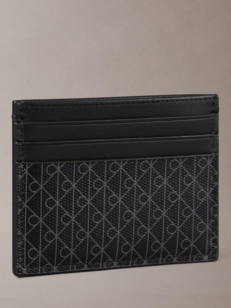 Calvin Klein monogram card holder black (British brand)