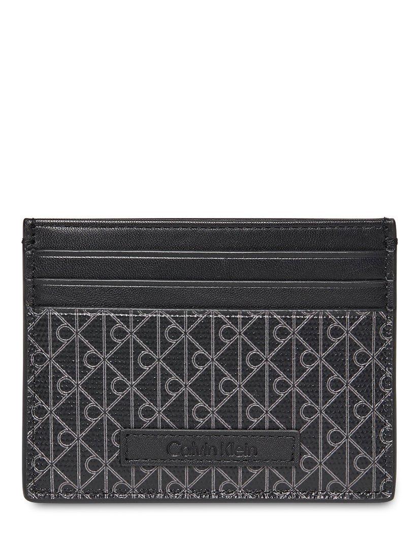 Calvin Klein monogram card holder black (British brand)