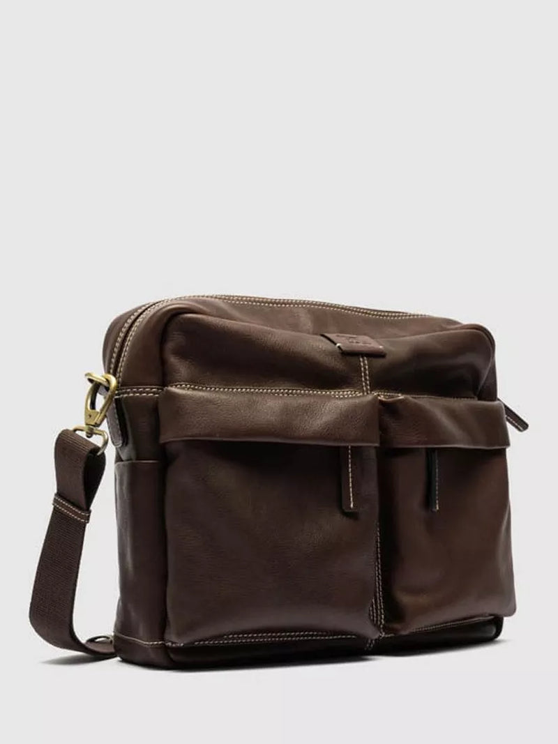 Rodd & Gunn Drury messenger bag chocolate - UK version