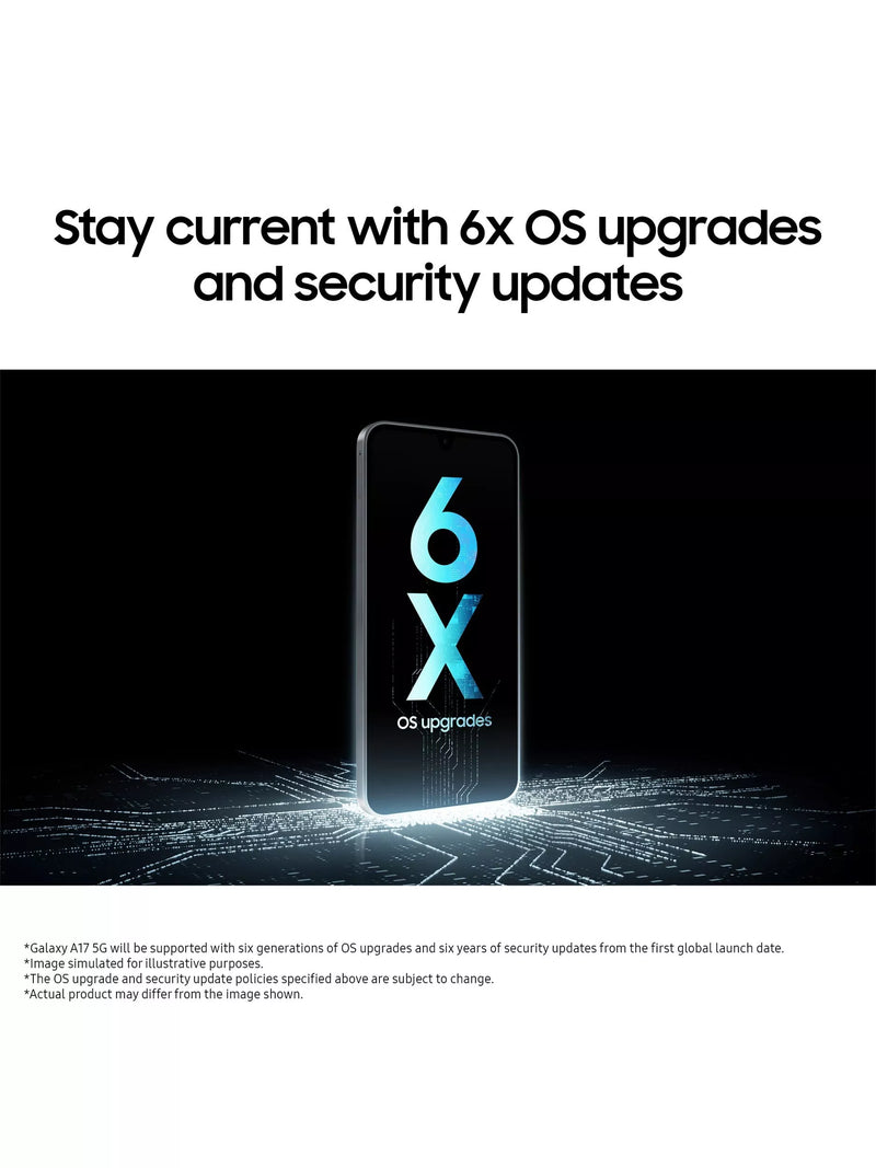 Samsung Galaxy A17 5G smartphone 128GB, imported from the UK