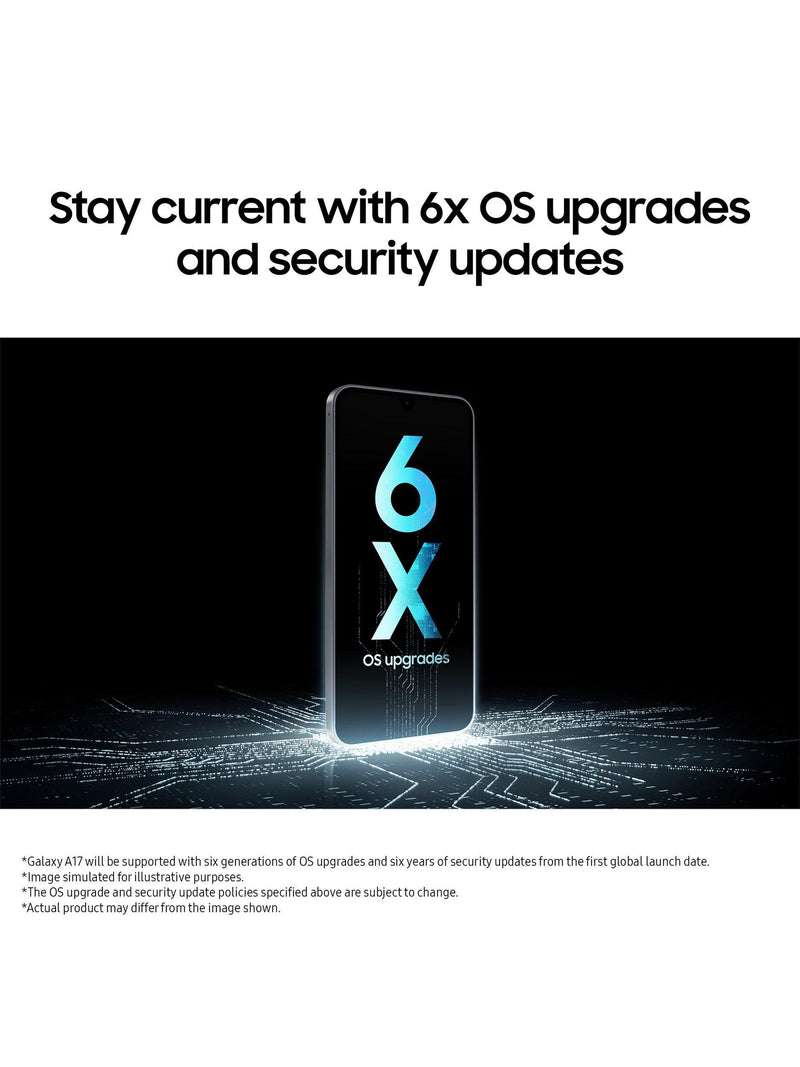 Samsung Galaxy A17 smartphone 128GB, imported from the UK