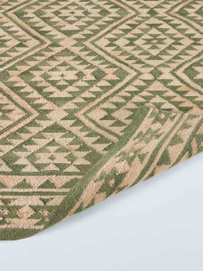 John Lewis Khira Kelim hand woven jute blend rug, UK version