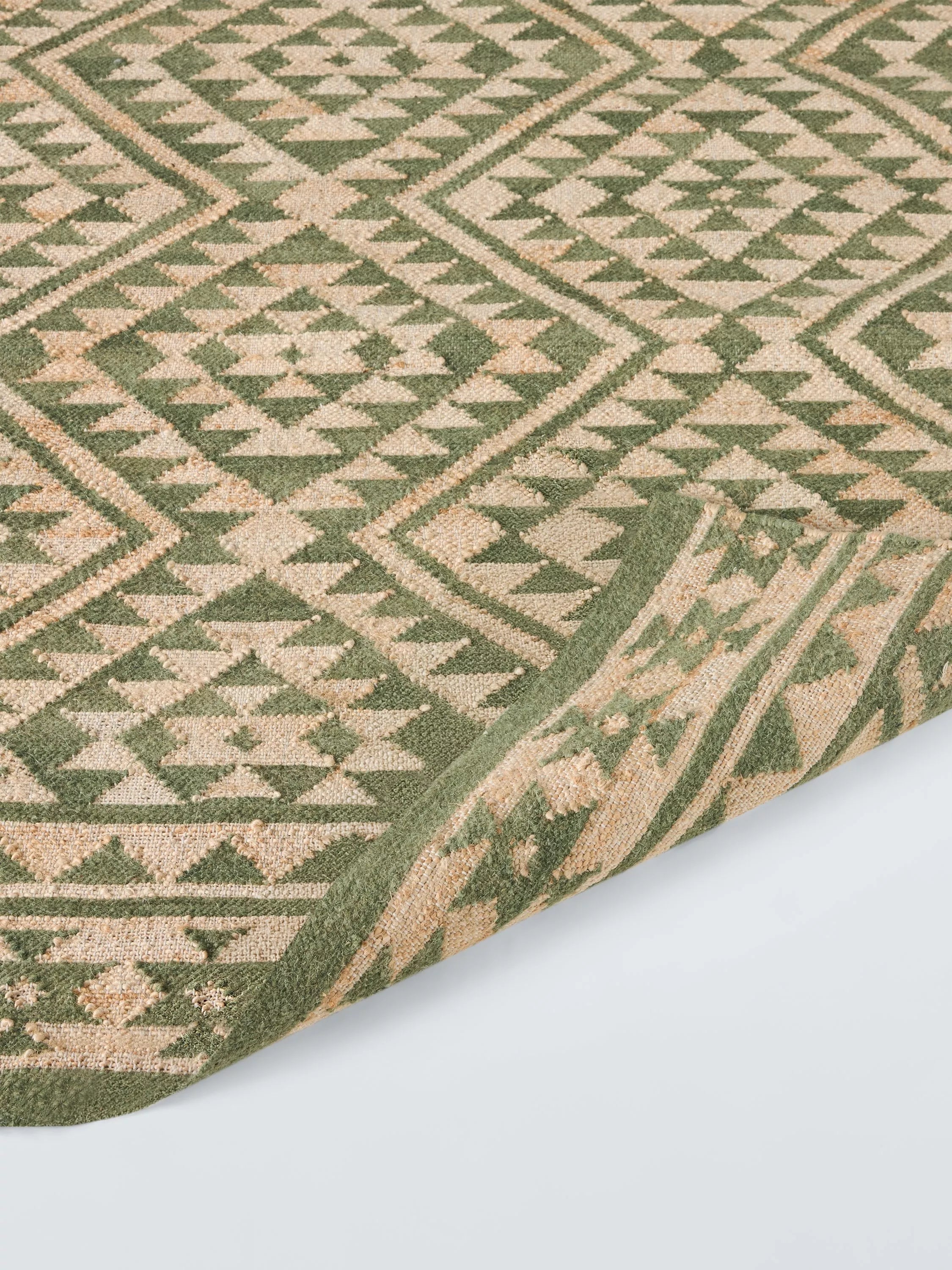 John Lewis Khira Kelim hand woven jute blend rug, UK version