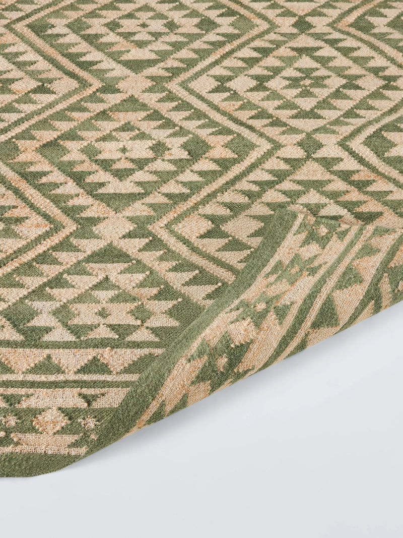 John Lewis Khira Kelim hand woven jute blend rug, UK version