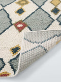 John Lewis Omar Berber rug white blue 180x120cm, UK version