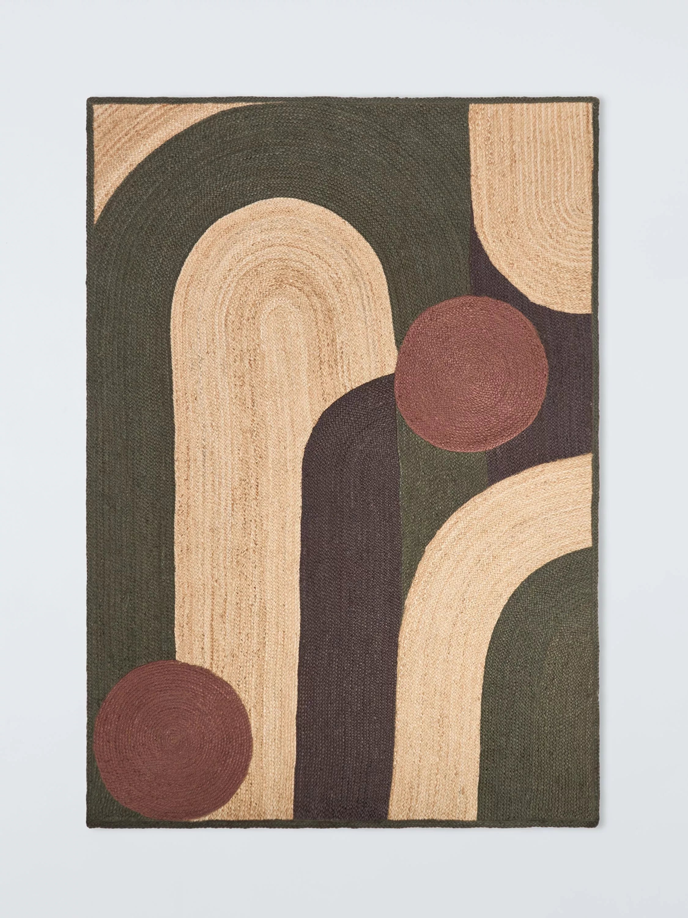 John Lewis Arcade hand woven jute rug 180x120cm, UK version