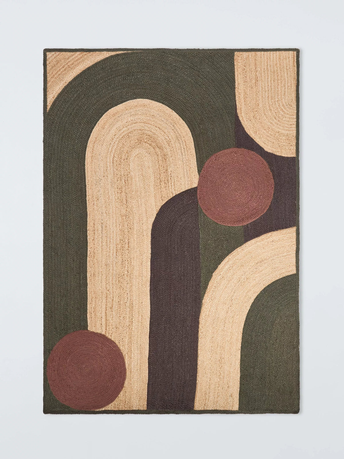 John Lewis Arcade hand woven jute rug 180x120cm, UK version