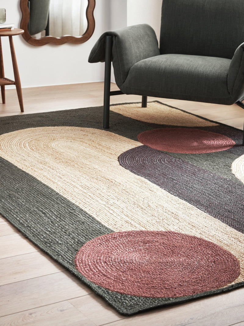 John Lewis Arcade hand woven jute rug 180x120cm, UK version