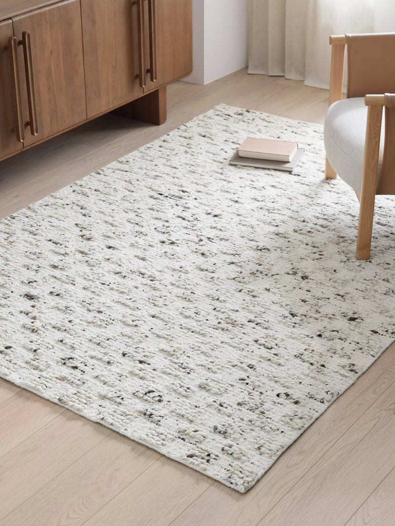 John Lewis Brook Chunky Hand Woven Wool Rich Rug 180x120cm, imported from the UK