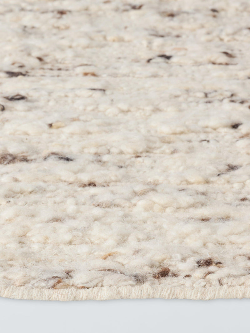 John Lewis Brook Chunky Hand Woven Wool Rich Rug 180x120cm, imported from the UK