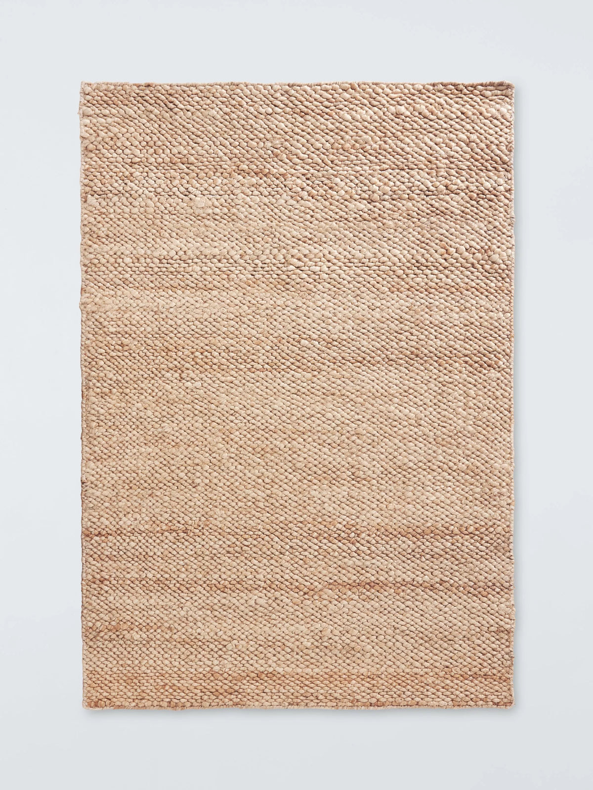John Lewis chunky hand woven jute rug 180x120cm, imported from the UK