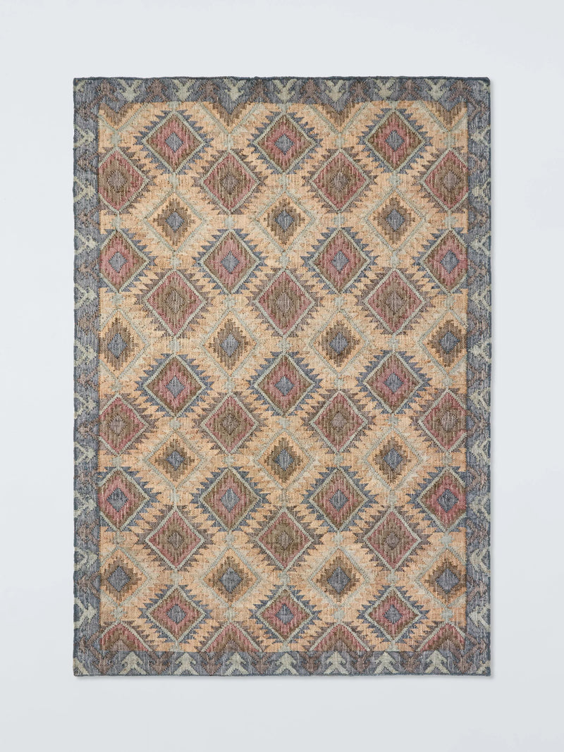 John Lewis Narin Kelim jute rug multi 180x120cm (British brand)