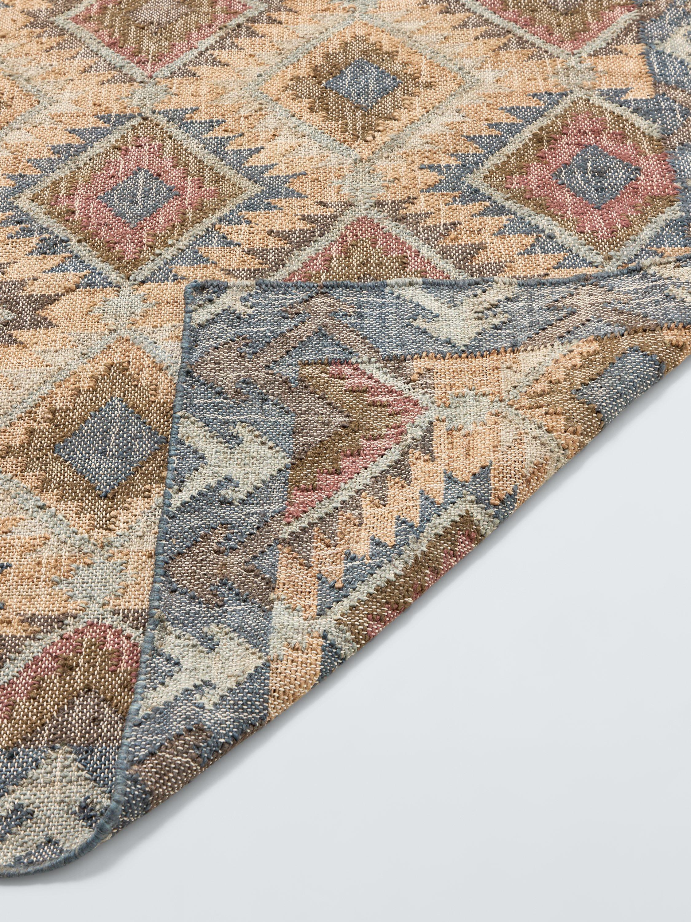 John Lewis Narin Kelim jute rug multi 180x120cm (British brand)