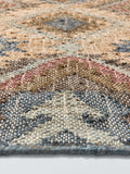 John Lewis Narin Kelim jute rug multi 180x120cm (British brand)