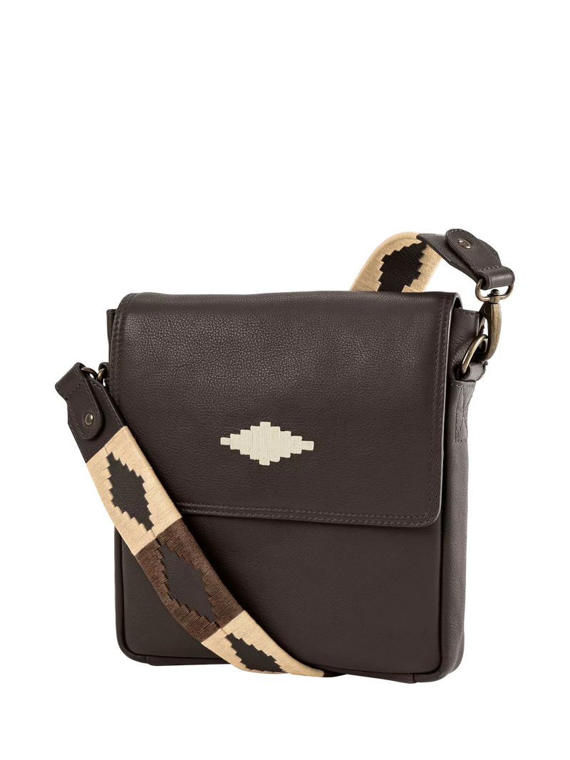Pampeano Bandolera leather cross body bag, UK version