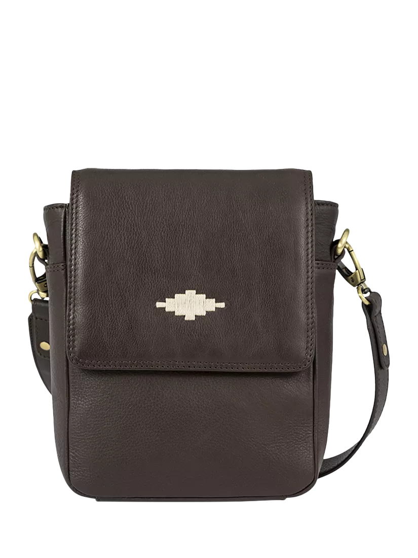 Pampeano Bandolera leather cross body bag, UK version