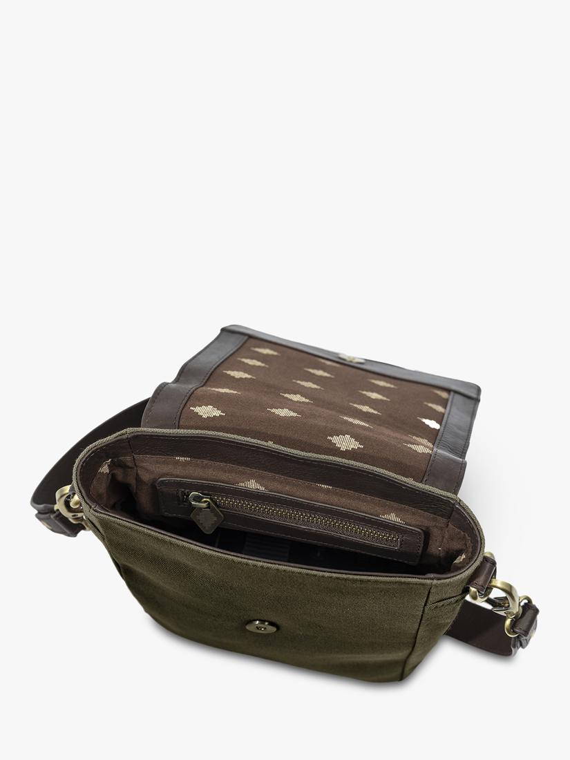 Pampeano Bandolera cross body bag canvas leather, UK version