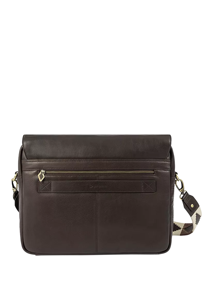 Pampeano Entregar leather messenger bag 33x42cm (British brand)