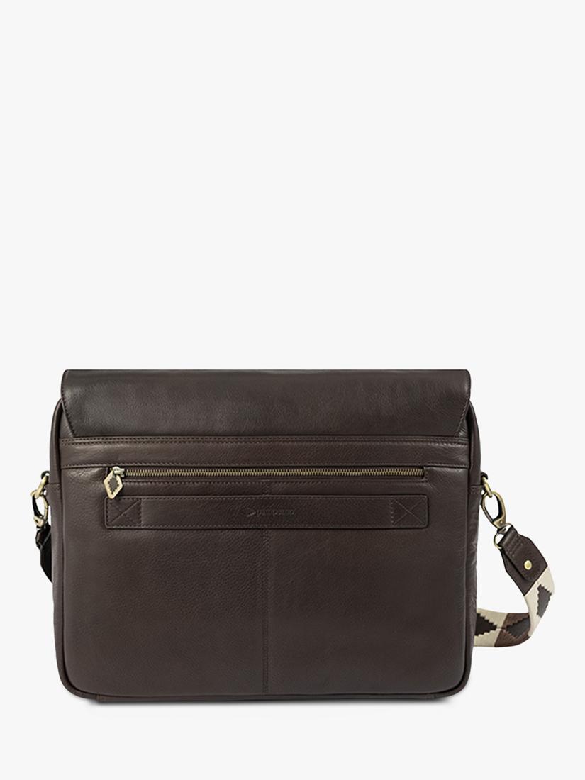 Pampeano Entregar leather messenger bag 33x42cm (British brand)