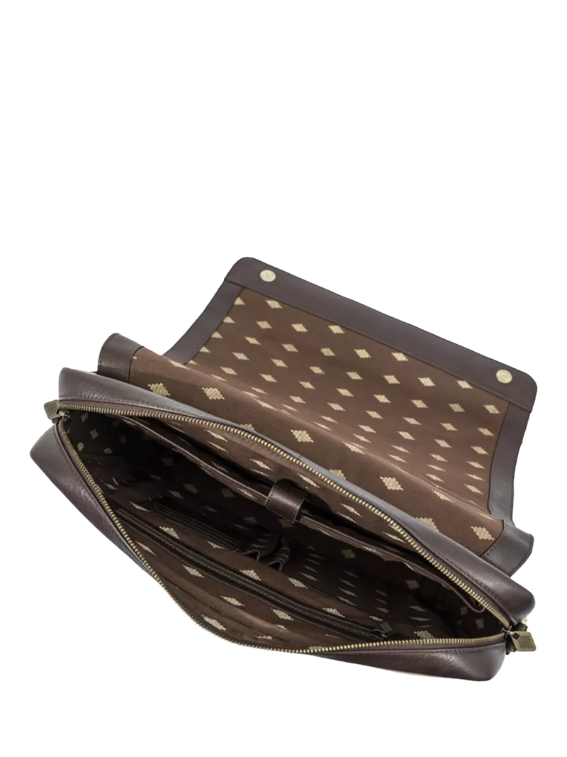 Pampeano Entregar leather messenger bag 33x42cm (British brand)