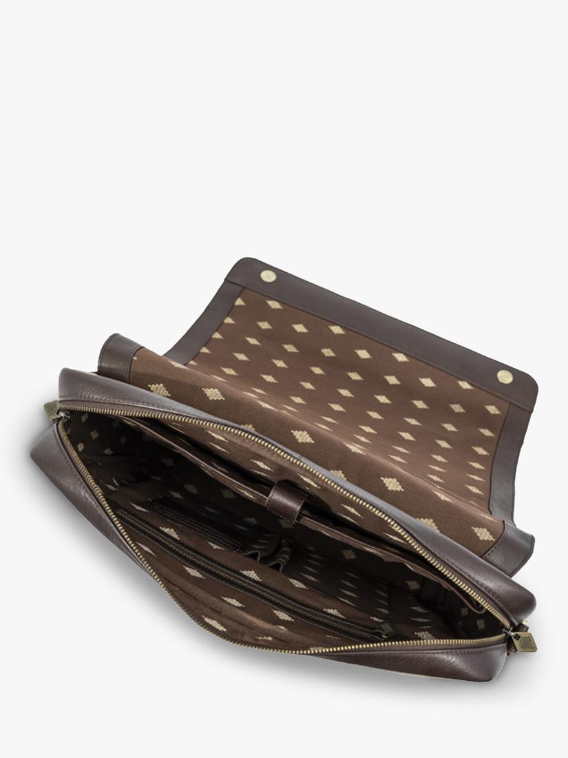 Pampeano Entregar leather messenger bag 33x42cm (British brand)