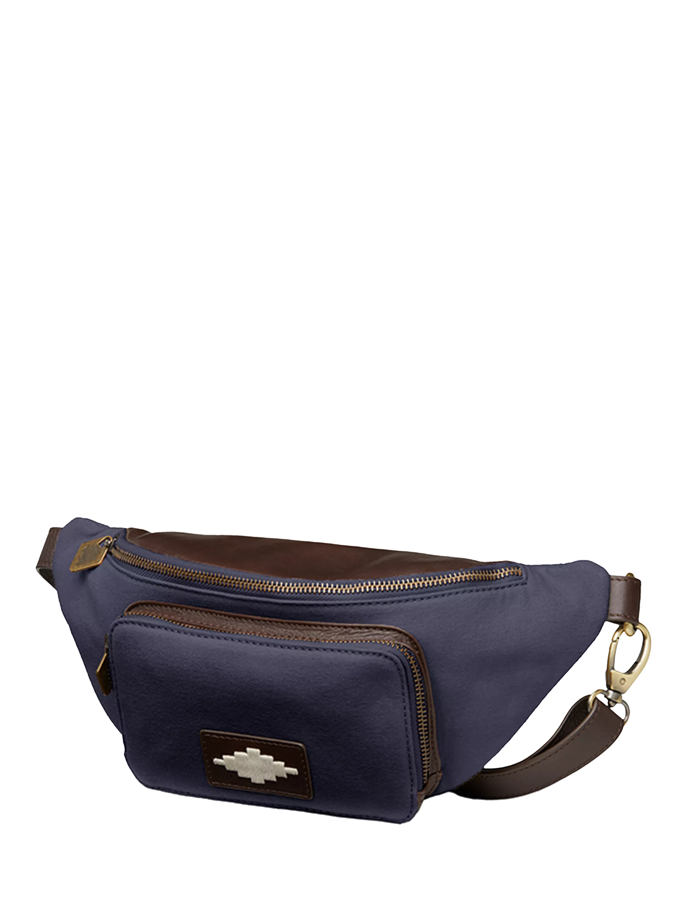 Pampeano Rinonera cross body bag canvas leather, imported from the UK