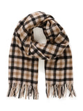 Part Two plaid pure wool scarf 46x182cm, UK version