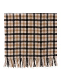 Part Two plaid pure wool scarf 46x182cm, UK version
