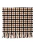 Part Two plaid pure wool scarf 46x182cm, UK version
