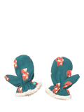 Little Green Radicals kids fox mittens blue, UK version