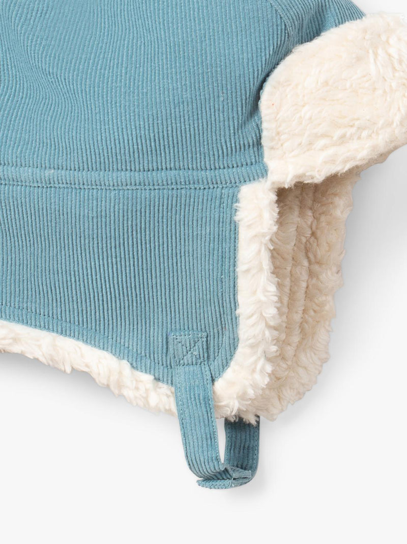 Little Green Radicals kids ginger cosy hat organic cotton - British product