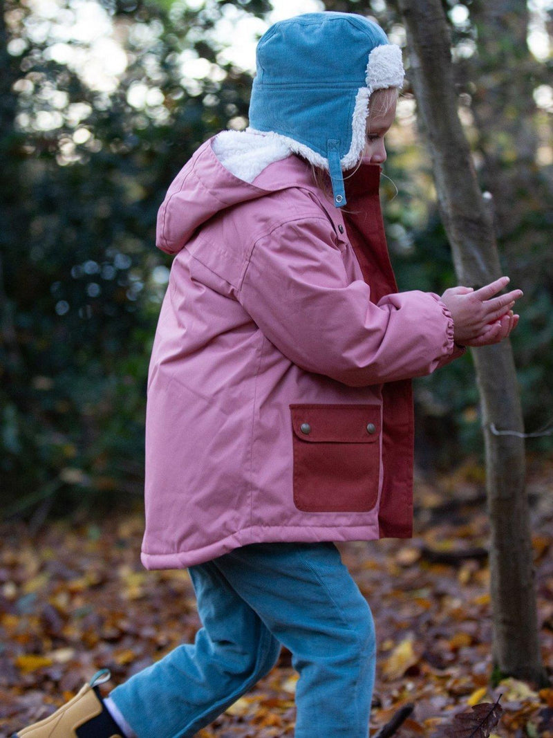 Little Green Radicals kids ginger cosy hat organic cotton - British product